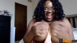 Busty black BBW housewife Kendra with curves for days